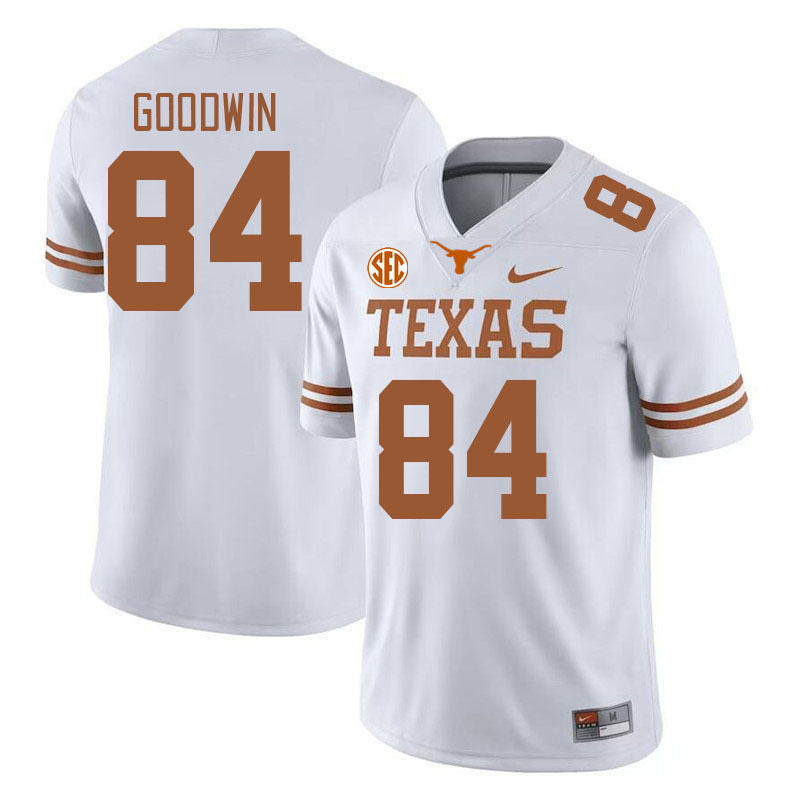 # 84 Marquise Goodwin Texas Longhorns Jerseys Football Stitched-White
